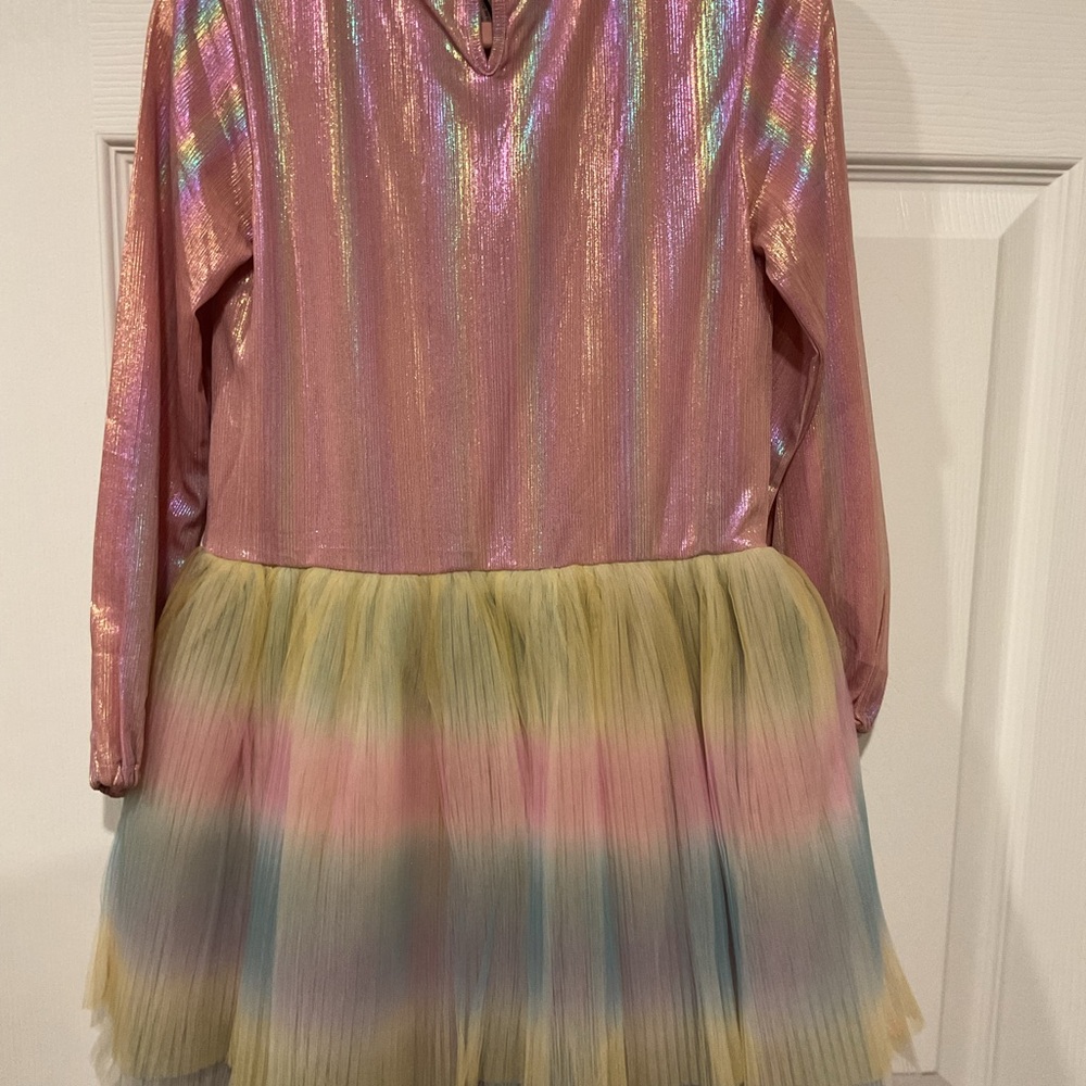 Imoga Tulle Iridescent Dress NEW WITH TAGS Size 7 Rainbow color